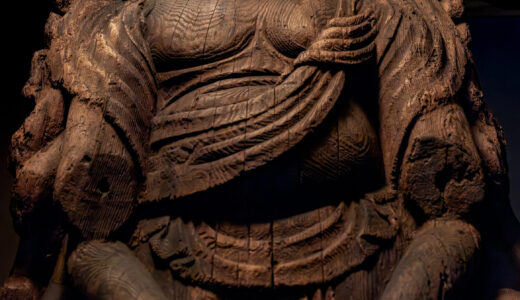 古保里薬師堂①　千手観音立像【広島県】